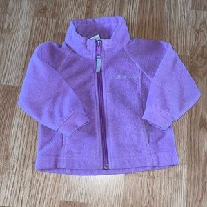 Girls Columbia fleece zip up